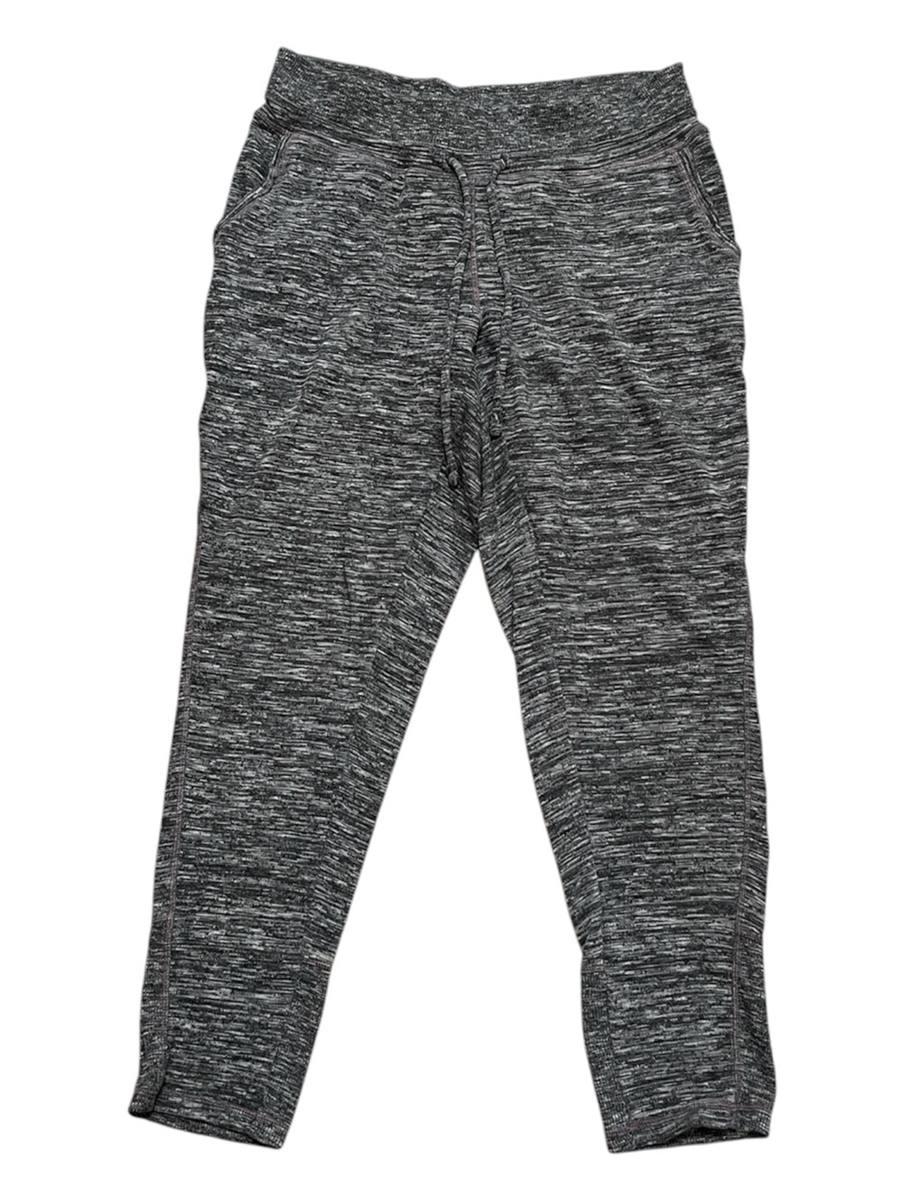 Athleta M Sweatpant Joggers Space Dye Gray